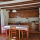 Kitchen of the apartment Rabarbaro in Cogne