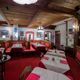 Room of Lou Ressignon restaurant in Cogne