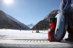 Il tapis-roulant dello Snow Park di Cogne - Valle d'Aosta